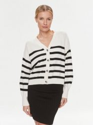 Guess Kardigan W4RR56 Z37L1 Écru Regular Fit. Kardigany damskie Guess, l, z aplikacjami, z bawełny. Za 369.99 zł.