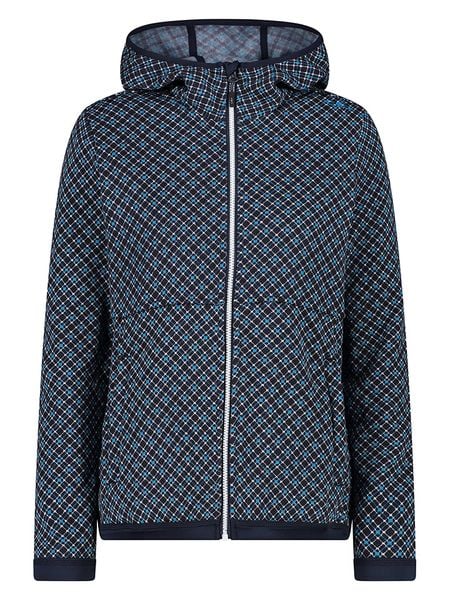 CMP Kurtka polarowa w kolorze granatowym ze wzorem rozmiar: 46. Niebieskie kurtki damskie CMP, s, bez wzorów, z materiału, bez kaptura. Za 156.98 zł.