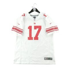 Second life - Koszulka Nike męska NFL New York Giants 17 wyjazdowa - Jak nowy. Białe t-shirty sportowe męskie Nike, m, bez ramiączek, do piłki nożnej. Za 127.76 zł.
