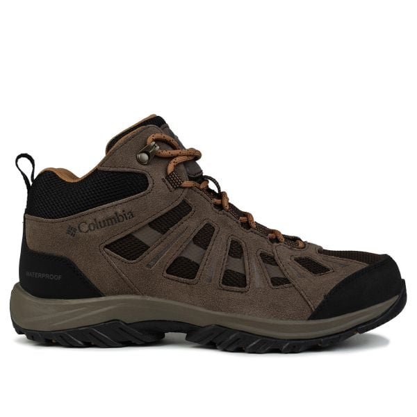 Buty męskie zimowe trekkingowe Columbia REDMOND. Brązowe buty trekkingowe męskie Columbia, na zimę, bez zapięcia, trekkingowe. W wyprzedaży za 359.00 zł.