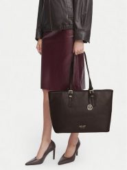 Nine West Torebka EO-QUIET ELEGANCE-LDA9895 Brązowy ciemny. Brązowe torebki klasyczne damskie Nine West, bez wzorów, bez dodatków. Za 449.99 zł.