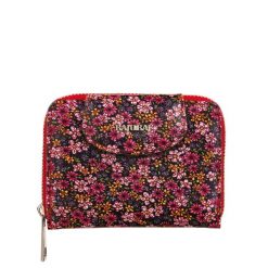 Kolorowy portfel damski BajuBaj PD1266s82 RFID. Czerwone portfele damskie bez wzorów, ze skóry. Za 171.00 zł.