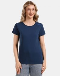Damska bawełniana koszulka Kilpi PROMO-W. Niebieskie t-shirty damskie Kilpi, bez wzorów, z bawełny, bez kołnierzyka. Za 112.21 zł.
