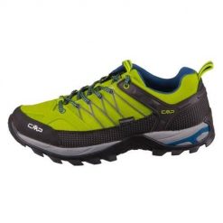 Buty trekkingowe męskie CMP Rigel Low WP. Czarne buty trekkingowe męskie CMP, z materiału, bez zapięcia, trekkingowe. W wyprzedaży za 359.99 zł.