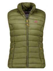 Geographical Norway Kamizelka pikowana "Vatikolor" w kolorze khaki rozmiar: M. Brązowe kamizelki damskie Geographical Norway, m. Za 122.96 zł.