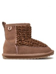 EMU Australia Śniegowce Mauboy K13106 Beżowy. Brązowe kozaki dziewczęce Emu Australia, bez wzorów, ze skóry, bez obcasa. Za 399.99 zł.