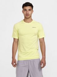 Craft Koszulka sportowa "Core Dry Active" w kolorze żółtym rozmiar: M. Żółte t-shirty sportowe męskie Craft, m, bez ramiączek, outdoorowe. Za 131.45 zł.