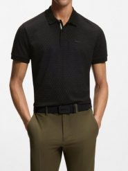 Hugo Boss Underwear Koszulka polo w kolorze czarnym rozmiar: L. Czarne koszulki polo męskie Hugo Boss Underwear, l, bez wzorów, z bawełny, bez ramiączek. Za 374.95 zł.