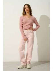 AUTHENTIC CASHMERE Kaszmirowy sweter "Chelsea" w kolorze jasnoróżowym rozmiar: M. Różowe swetry klasyczne damskie AUTHENTIC CASHMERE, m, z kaszmiru, bez kołnierzyka. Za 348.90 zł.