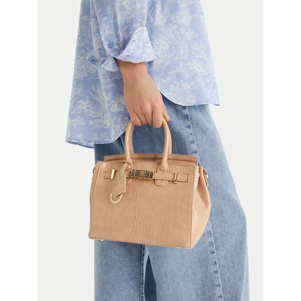 Torebka Nine West. Brązowe torebki klasyczne damskie Nine West, bez wzorów, bez dodatków. Za 199.99 zł.