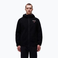 Bluza męska Napapijri T-Tynik Full Zip Hooded. Czarne bluzy bez kaptura męskie Napapijri, m. Za 399.99 zł.