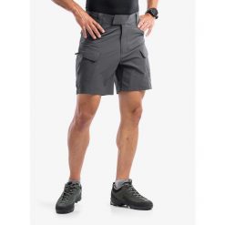 Spodenki krótkie męskie Helikon-Tex Outdoor Tactical Ultra Shorts. Szare szorty męskie HELIKON-TEX, bez kołnierzyka. Za 209.99 zł.
