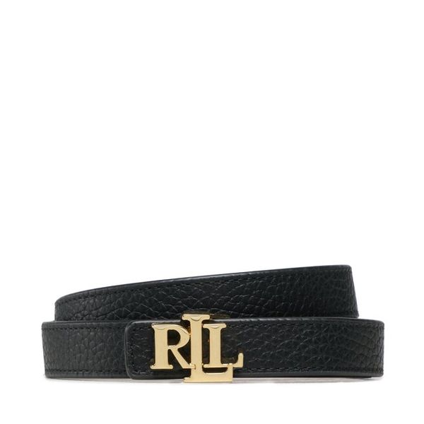 Pasek Damski LAUREN RALPH LAUREN. Czarne paski damskie Lauren Ralph Lauren, bez wzorów. Za 249.99 zł.
