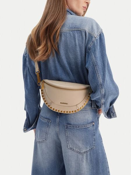 Badura Torebka CEO-MAI-YH126 Beżowy. Brązowe torebki klasyczne damskie Badura, bez wzorów, z materiału, bez dodatków. Za 179.99 zł.