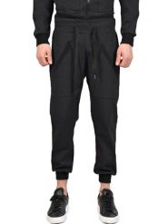 Xagon Man Spodnie | MDAW13 | Mężczyzna | Czarny. Czarne spodnie materiałowe męskie Xagon, z aplikacjami, z elastanu. W wyprzedaży za 329.00 zł.