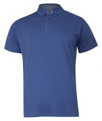 Koszulka POLO, Casualowa, Niebieska Męska, Krótki Rękaw, Jednokolorowa, T-shirt -EXPOMAN. Niebieskie koszulki polo męskie Expoman, l, bez wzorów, z bawełny, bez ramiączek. Za 109.00 zł.