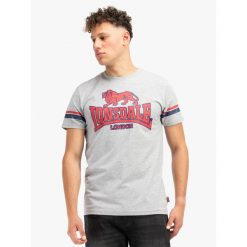 T-shirt regularny Lonsdale Methley. Niebieskie t-shirty męskie Lonsdale, bez wzorów, bez kołnierzyka. Za 136.00 zł.