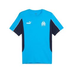 Koszulka OM Archive 2024/25. Niebieskie t-shirty sportowe męskie Puma, bez ramiączek, do piłki nożnej. W wyprzedaży za 156.60 zł.