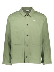 Nike Sportswear Kurtka koszulowa "Life Chore" w kolorze zielonym rozmiar: M. Zielone kurtki męskie Nike Sportswear, m, bez wzorów, z bawełny, bez kaptura. Za 180.06 zł.