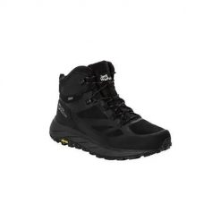 Buty trekkingowe męskie Jack Wolfskin Terraventure Texapore. Czarne buty trekkingowe męskie Jack Wolfskin, z materiału, za kostkę, bez zapięcia, trekkingowe. Za 733.00 zł.