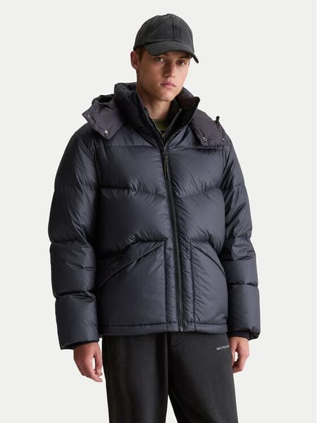 Marc O'Polo Denim Kurtka puchowa 500 0006 392 Granatowy Regular Fit. Niebieskie kurtki męskie Marc O'Polo Denim, m, bez wzorów, z denimu, bez kaptura. Za 939.00 zł.