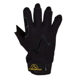 Rękawiczki via ferrata La Sportiva Ferrata Gloves. Czarne rękawiczki damskie La Sportiva, bez wzorów. Za 135.39 zł.