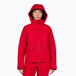 Kurtka narciarska damska Rossignol Rochrun Insulated. Czerwone kurtki damskie Rossignol, bez wzorów, bez kaptura, narciarskie. Za 1,369.00 zł.