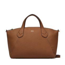 Torebka BOSS. Brązowe torebki klasyczne damskie Boss, bez wzorów, bez dodatków. Za 1,449.00 zł.