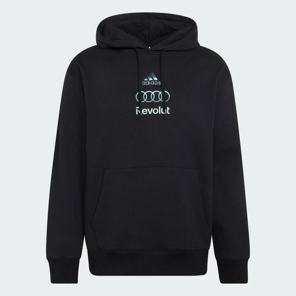 BLUZA Z KAPTUREM AUDI REVOLUT F1 TEAM TEAMGEIST. Czarne bluzy sportowe męskie Adidas, z aplikacjami, z bawełny, klasyczne, bez kołnierzyka, bez ramiączek. Za 529.00 zł.