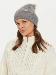Guess Czapka AW5213 POL01 Szary. Szare czapki zimowe damskie Guess, z materiału. Za 179.99 zł.