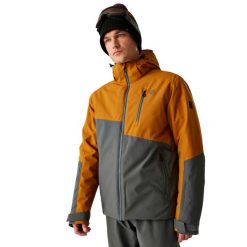 Męska Kurtka Narciarska Halfpipe III. Brązowe kurtki męskie Dare 2b, na zimę, m, bez wzorów, z materiału, z kapturem. Za 380.99 zł.