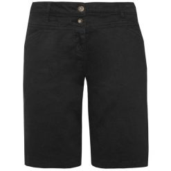 Spodenki damskie PROTEST MARIE shorts. Czarne szorty damskie Protest, bez wzorów, sportowe. W wyprzedaży za 110.00 zł.