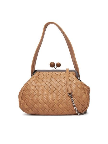 Weekend Max Mara Torebka Pancia 2525516154650 Brązowy. Brązowe torebki klasyczne damskie Weekend Max Mara, bez wzorów, ze skóry, bez dodatków. Za 2,069.00 zł.