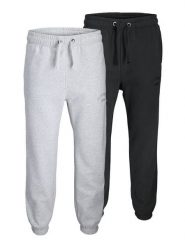 Jack & Jones Komplet spodni Kane Bleecker 12294405 Czarny Relaxed Fit. Czarne spodnie dresowe męskie Jack & Jones, bez wzorów, z dresówki. Za 179.99 zł.