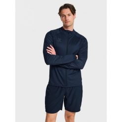 Kurtka sportowa lekka Hummel Pro Training Zip Jacket. Niebieskie kurtki treningowe męskie HUMMEL, m, bez wzorów, do piłki nożnej. Za 217.00 zł.