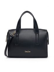 DeeZee Torebka DZE-S-011-07 Czarny. Czarne torebki klasyczne damskie DeeZee, bez wzorów, ze skóry, bez dodatków. Za 129.99 zł.