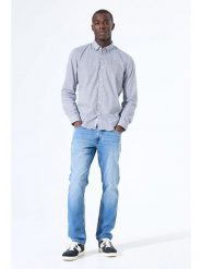 Garcia Koszula w kolorze błękitnym rozmiar: L. Niebieskie koszule męskie Garcia, l, bez wzorów, z bawełny, bez kołnierzyka, bez ramiączek. Za 82.64 zł.