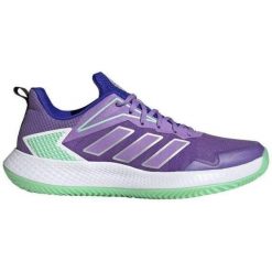 Buty sportowe adidas Defiant Speed Clay fioletowe damskie. Fioletowe buty sportowe na co dzień damskie Adidas, bez wzorów, z materiału. Za 514.15 zł.