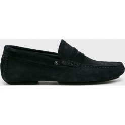 Tommy Hilfiger - Mokasyny. Szare mokasyny męskie Tommy Hilfiger, z gumy, z okrągłym noskiem. W wyprzedaży za 399.90 zł.