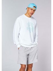 Chiemsee Bluza w kolorze białym rozmiar: M. Białe bluzy bez kaptura męskie Chiemsee, m, z bawełny. Za 129.95 zł.