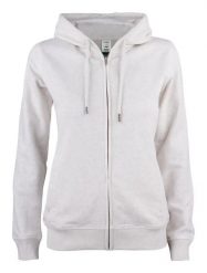 Clique Premium OC Hoody Full Zip Women – damska bluza z kapturem. Szare bluzy z kapturem damskie CLIQUE, xs, z bawełny. Za 296.31 zł.