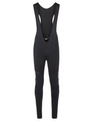 Radhose mit Trägern und gepolstertem Einsatz M Matera Warm Bib Tights. Czarne szorty męskie Vaude, bez wzorów, z softshellu. Za 519.00 zł.