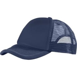 5panelowa Czapka Trucker. Niebieskie czapki męskie BULLET, bez wzorów. Za 26.99 zł.