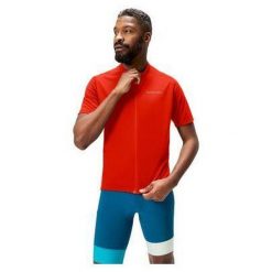 Koszulka rowerowa męska Endura Loop Zipped. Czerwone t-shirty sportowe męskie ENDURA, m, bez ramiączek, rowerowe. Za 179.99 zł.