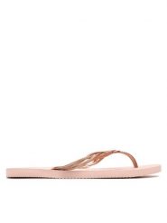 Havaianas Japonki 41454820076 Różowy. Czerwone klapki damskie Havaianas, bez wzorów, z syntetyku, bez obcasa. Za 59.99 zł.