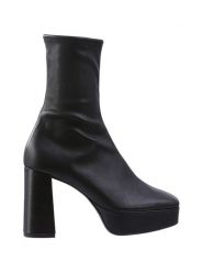 Högl Skórzane botki "Cora" w kolorze czarnym rozmiar: 37. Czarne botki damskie HÖGL, eleganckie, bez obcasa, bez zapięcia. Za 335.38 zł.