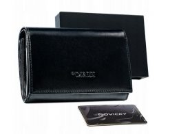 Portfel skórzany Cavaldi RD-22-GCL-0870 czarny. Czarne portfele damskie 4U Cavaldi, bez wzorów, ze skóry. Za 67.99 zł.