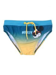 Disney Mickey Mouse Kąpielówki "Myszka Miki" w kolorze niebiesko-żółtym rozmiar: 98. Niebieskie kąpielówki męskie Disney Mickey Mouse, bez wzorów, z materiału. Za 26.99 zł.