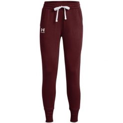 Spodnie dresowe damskie Under Armour Rival Fleece. Brązowe spodnie sportowe damskie Under Armour, xl, z dresówki. Za 164.90 zł.