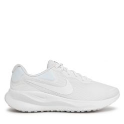 Buty do biegania Nike. Białe obuwie do biegania damskie Nike, nike revolution. Za 249.99 zł.